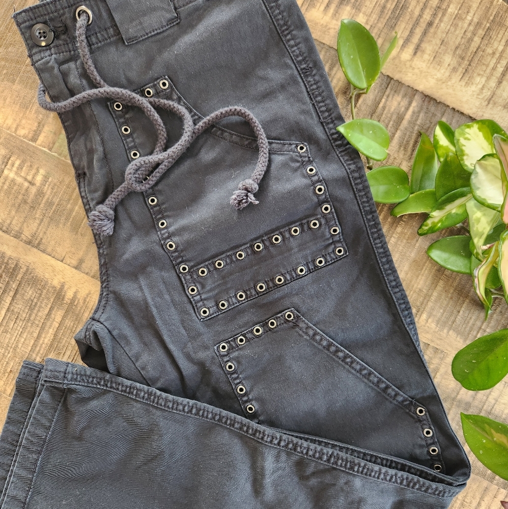 Lucky Brand Studded Cargo Crop Pant